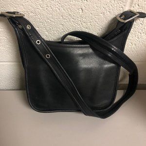 COACH "JANIS" SHOULDER BAG IN BLACK